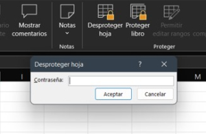 Lee más sobre el artículo Eliminar la contraseña de una hoja en Excel