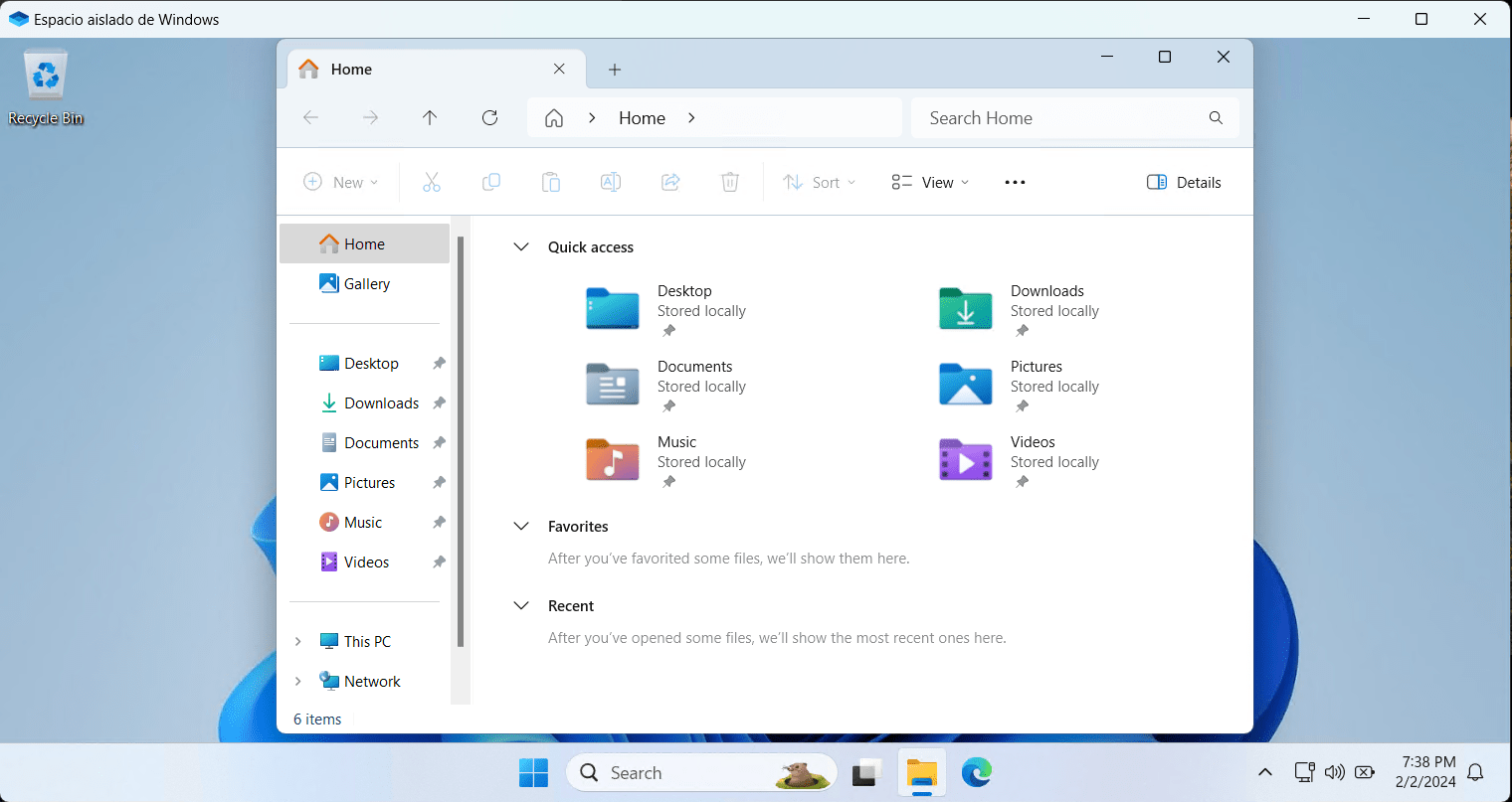 Lee más sobre el artículo Microsoft Sandbox.  Espacio virtual en Windows.